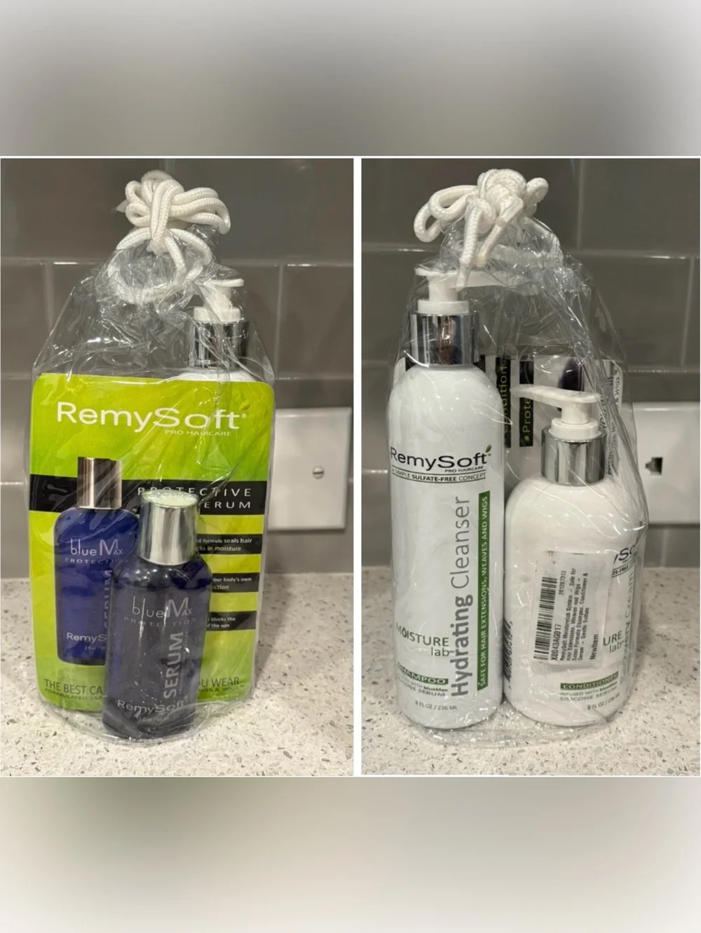 RemySoft MoistureLab 3-step system Shampoo conditioner hair serum